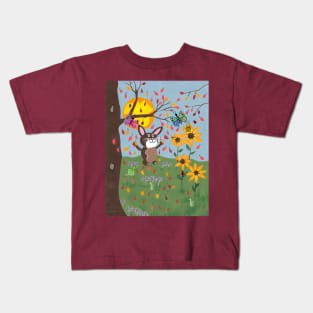 FALL Season Bunny Kids T-Shirt